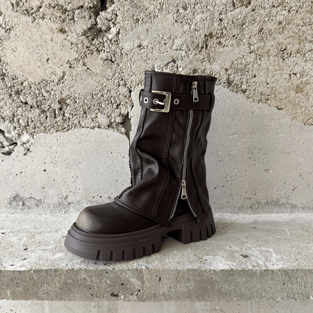 Dusk Women's Mid - Calf Platform Boot Women's Boots Hartewells