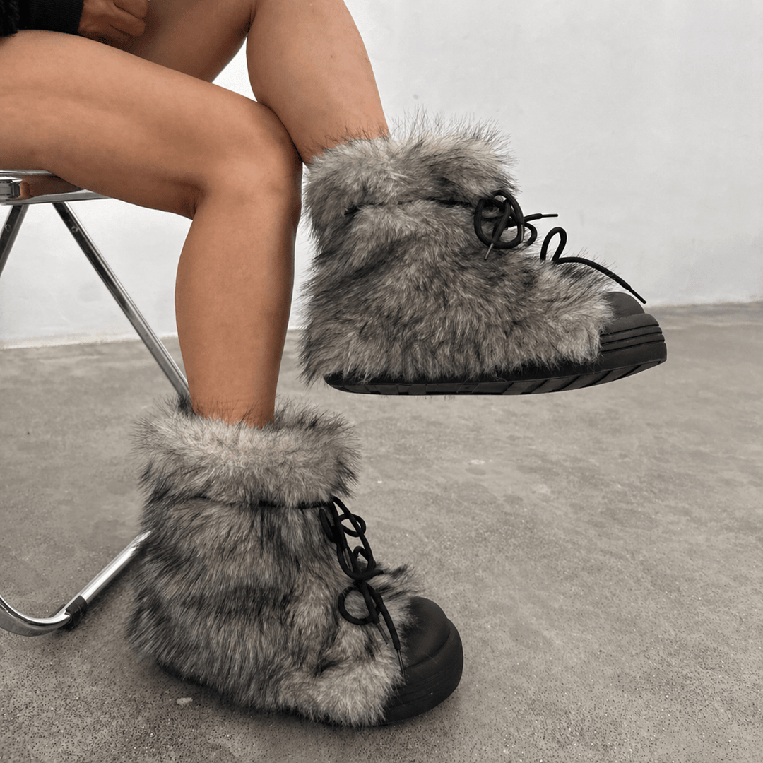 Frost Women's Furry Platform Boot Women's Boots Hartewells