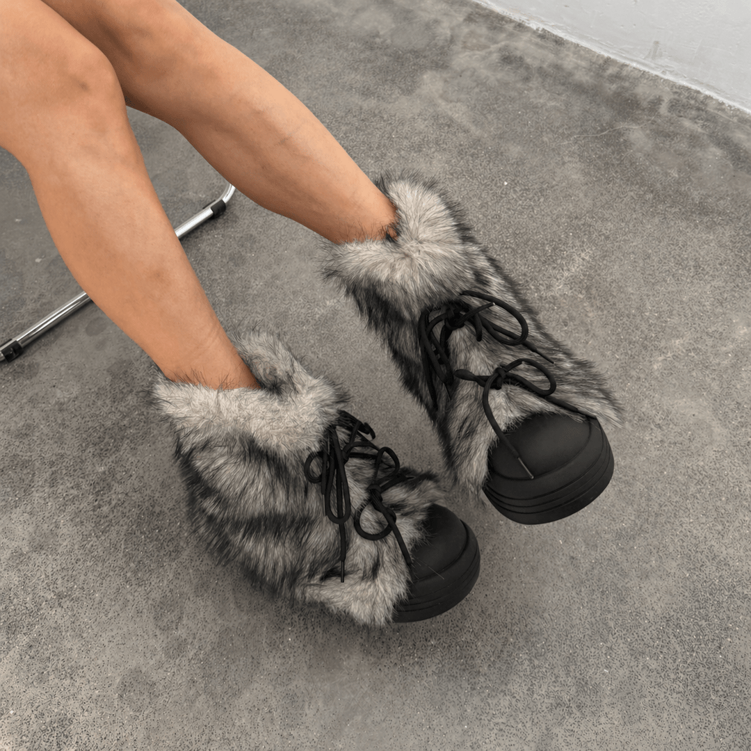 Frost Women's Furry Platform Boot Women's Boots Hartewells
