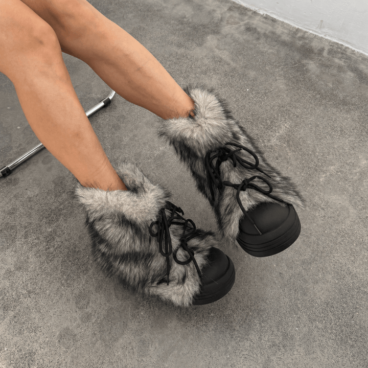 Frost Women's Furry Platform Boot Women's Boots Hartewells