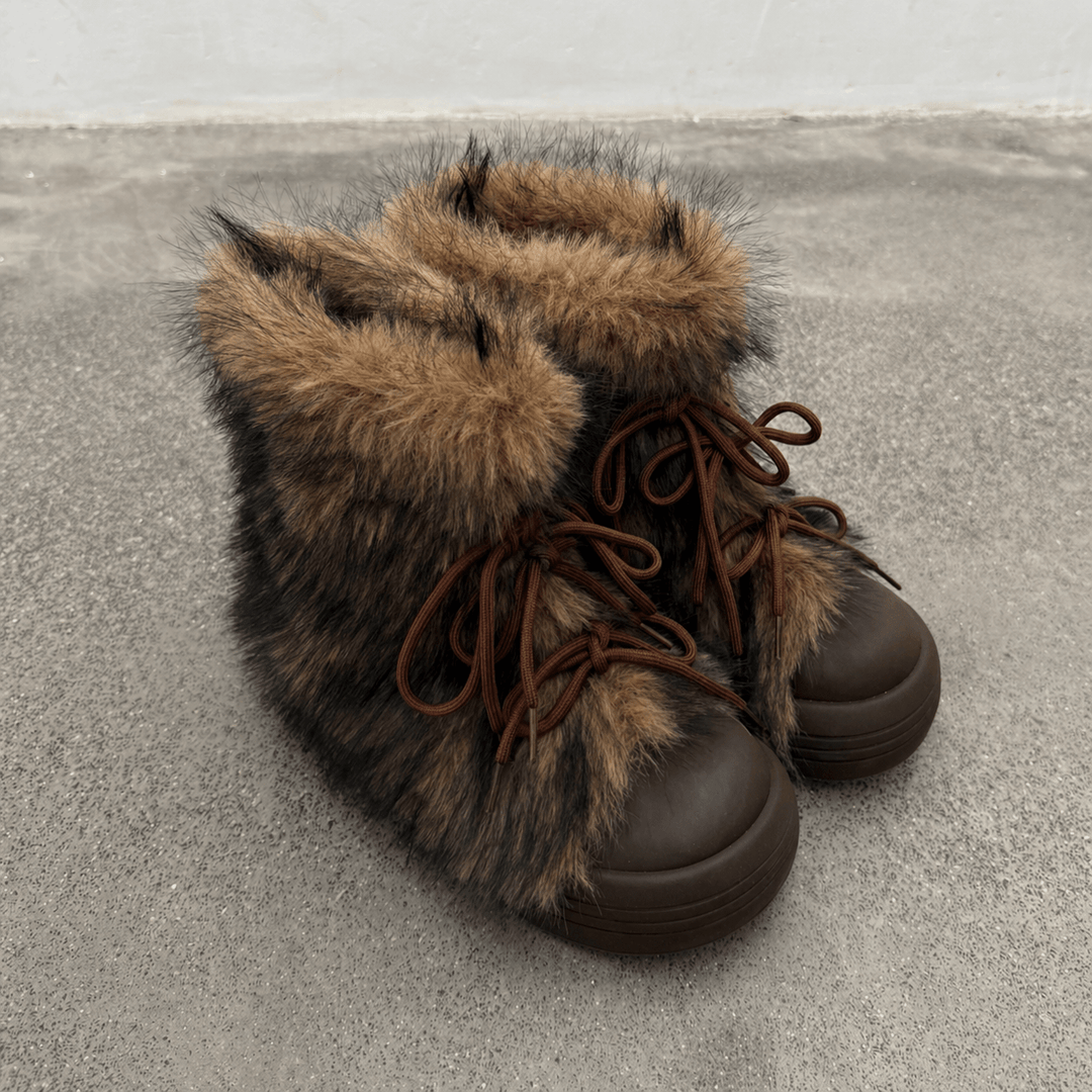 Frost Women's Furry Platform Boot Women's Boots Hartewells