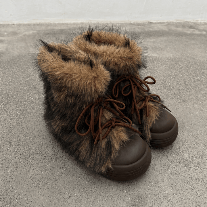Frost Women's Furry Platform Boot Women's Boots Hartewells