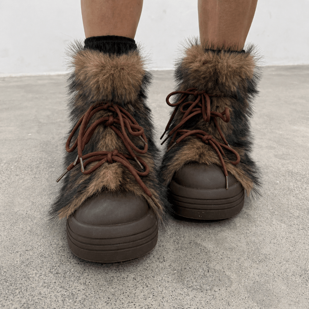 Frost Women's Furry Platform Boot Women's Boots Hartewells