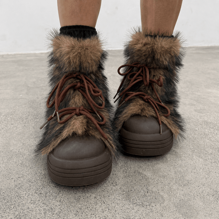 Frost Women's Furry Platform Boot Women's Boots Hartewells