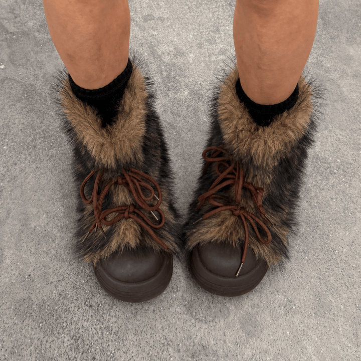 Frost Women's Furry Platform Boot Women's Boots Hartewells