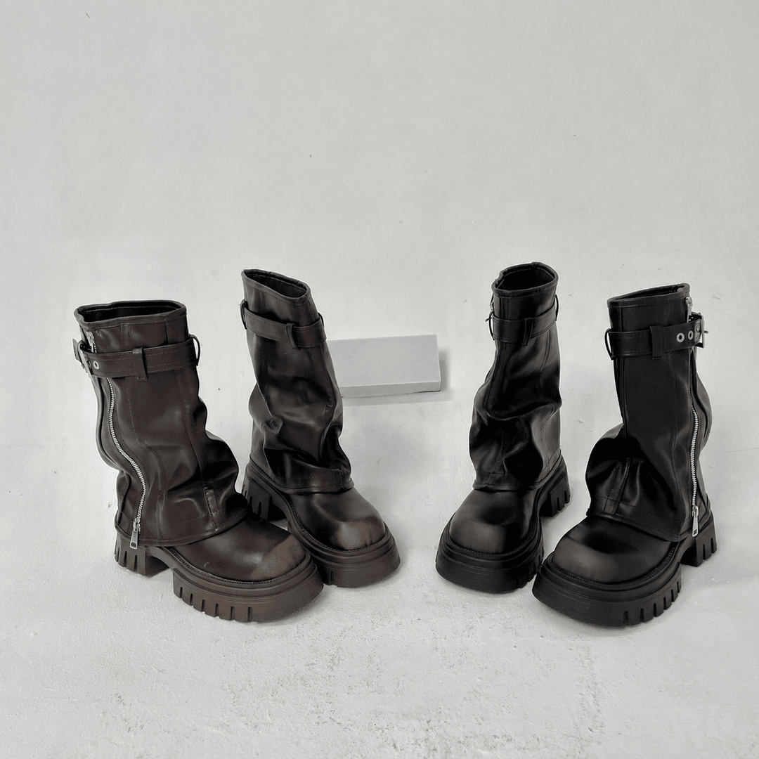 Dusk Women's Mid - Calf Platform Boot Women's Boots Hartewells