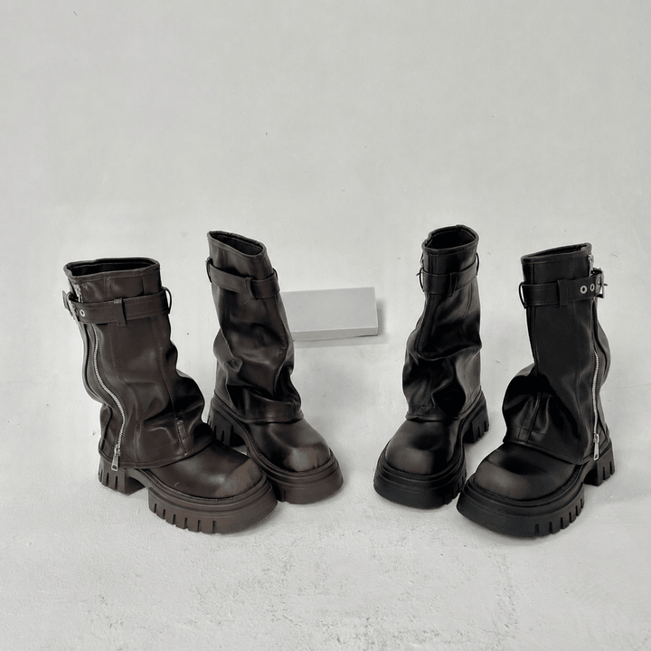 Dusk Women's Mid - Calf Platform Boot Women's Boots Hartewells